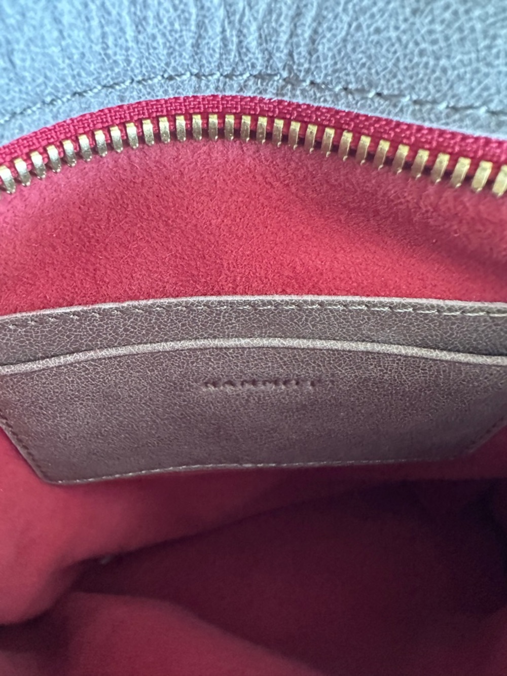 NWOT Hammitt $425 Tony Medium Pewter Leather Shoulder Crossbody Bag - Picture 9 of 16
